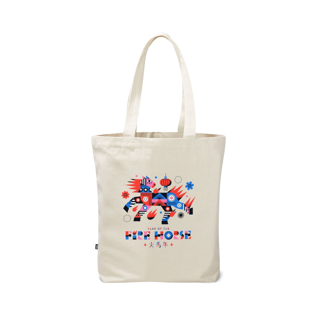 Fire Horse Canvas Tote D9