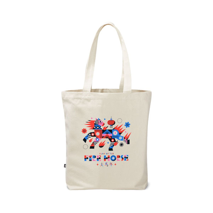 Fire Horse Canvas Tote D9